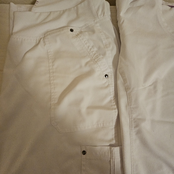 SOLD Tall White Scrub Pants.Size Large. - Picture 6 of 7